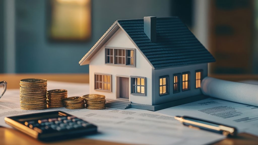 The Model House on Desk